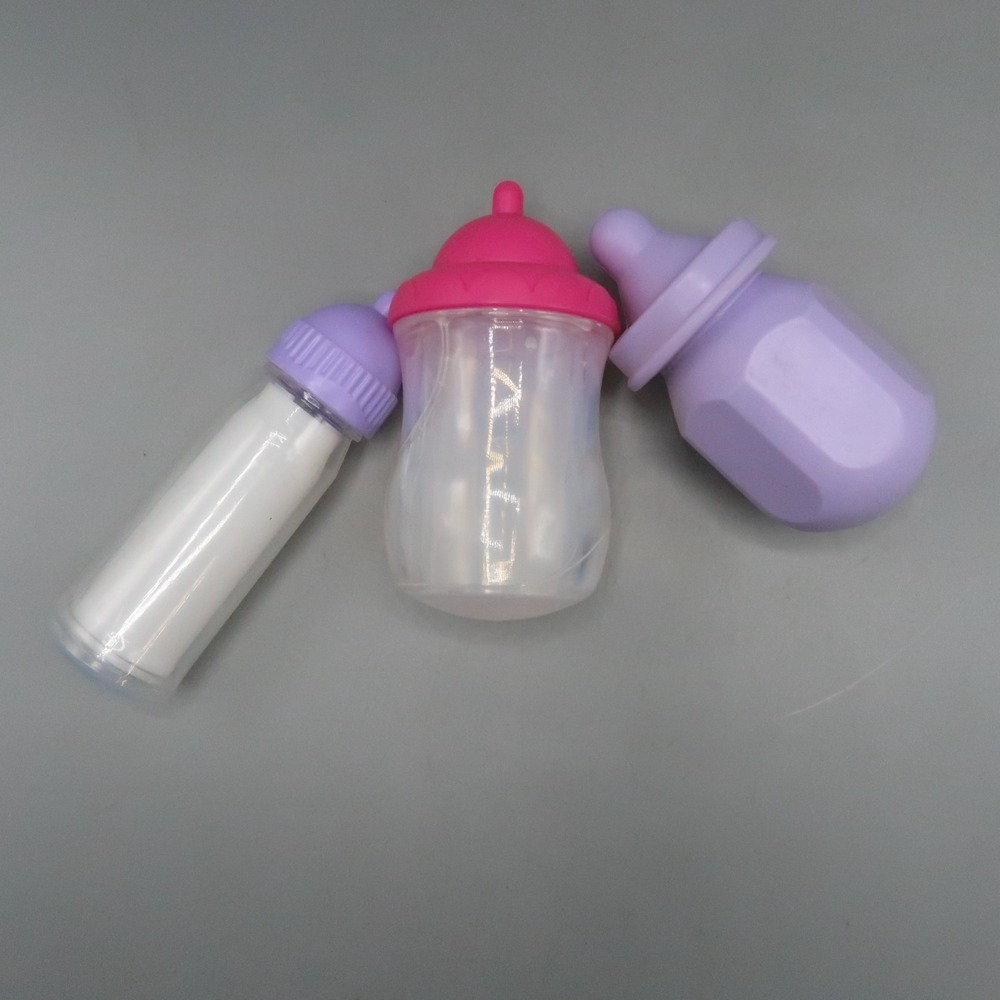 Vintage Magic Baby Bottle toy Purple Mattel‎ 1988 3-4 inches tall Milk